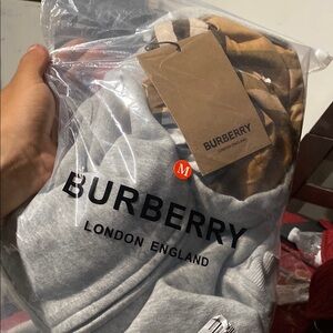 Burberry Gray Hoodie